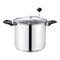 Lehman's Manual Stovetop Popcorn Popper, Stainless Steel Popcorn Maker with Stirring Rod, No Measuring Needed, Doubles as Cooking Pot